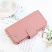 238815wallet--● Ladies wallet long fashion zipper card package multi-function three fold zero wallet purse joker phone package