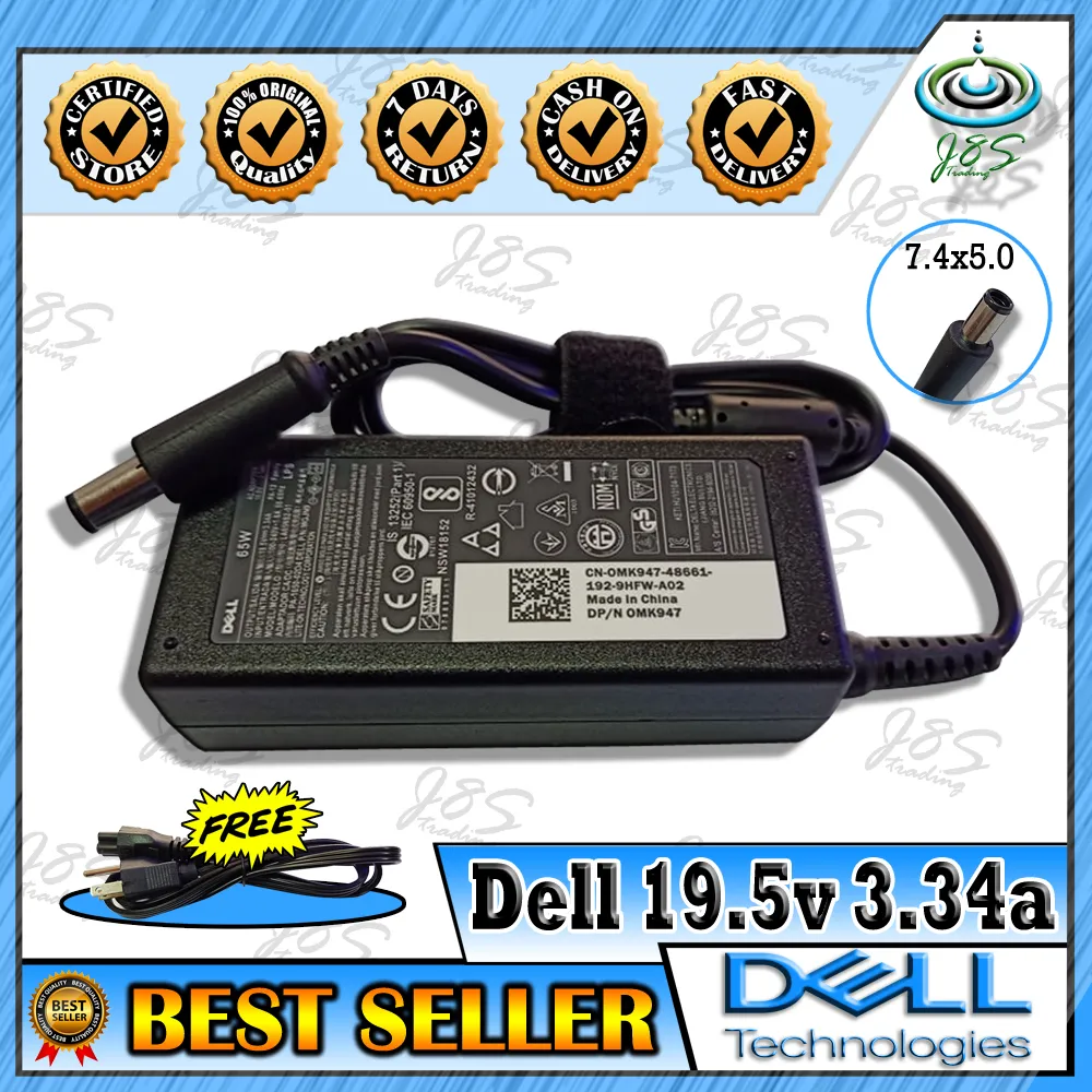 Laptop Charger Adapter Dell Latitude 5500 5501    65W   AC Charger Fit for Dell Latitude 5510 5410 5310 5511 5411 2-in-1 P96G P97G  P98G P80F PA-10 La90pm111 Laptop Power Supply Adapter Cord | Lazada PH
