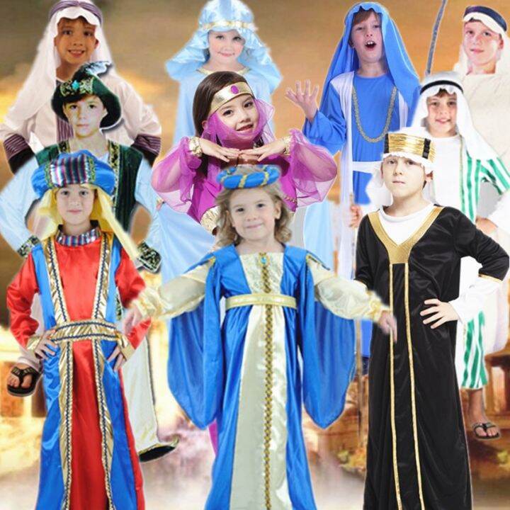 (Tide) Halloween costumes for children Egypt Arabian Prince King UAE