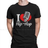 I Love Hip Hop Music ManS Tshirt Hip Hop Anniversary Celebration Crewneck Short Sleeve 100% Cotton T Shirt Funny High Quality