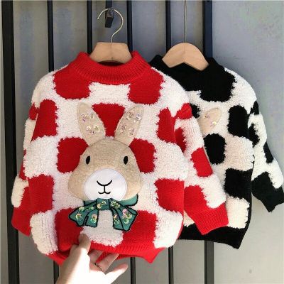 Children Clothes Baby Girl Boys Sweater Winter Kids Christmas Knitted Sweater Warm Boy Girl Christmas Costume Gift 3 to 10 Years