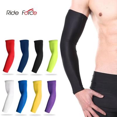 1PC Sports Arm Sleeve Ice Fabric Mangas Warmer Summer UV Protection Running Basketball Volleyball Cycling Sunscreen Bands Sleeves
