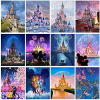 Disney Castle Jigsaw Puzzle Mickey Mouse Disneyland 300/500/1000 Pieces Puzzles Childrens Educational Toys Adults Family Game