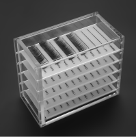 Eyelash Storage Box Acrylic กล่องพลาสติก สําหรับเก็บอุปกรณ์ขนตา ใส่ขนตาปลอม กาวติดขนตาปลอม กล่อง 5 ชั้น ลิ้นชักใส่ของ