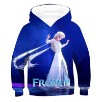 [ในสต็อก] Frozene Annas Elsas ชายหญิงการ์ตูน3D Hoodies ฤดูใบไม้ร่วงและฤดูหนาวใหม่อะนิเมะรูปแบบตัวละครพิมพ์เด็กเสื้อกันหนาวคลุมด้วยผ้าสบายๆ