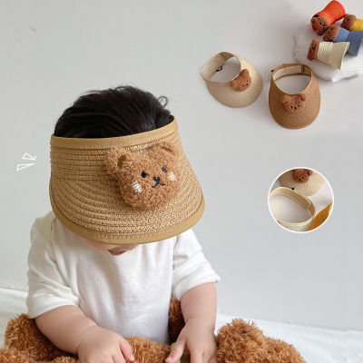 [Lady Sugar] ฤดูร้อนใหม่เด็กทารกเบสบอลหมวกการ์ตูนหมีเด็ก Peaked หมวกทารกแรกเกิดผ้าฝ้าย Beret Sun หมวกเด็ก Accessories