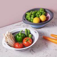 【CW】 Practical Storage Basket Collapsible Strainer Fruits Vegetable Drainer Draining Filter Organzier