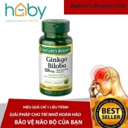 Viên uống bổ não Nature s Bounty Ginkgo Biloba 120mg 100 viên