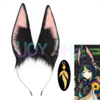 【Ready Stock?】 Tighnari Cosplay Ears Genshin Impact Plush Headwear Leaves Earrings