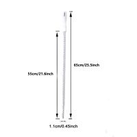 แปรงทำความสะอาดแบบยาว1/2ชิ้นแปรงขุดลอกท่อระบายของอ่างเครื่องมือกำจัดรูอุดตันเครื่องทำความสะอาดที่ยืดหยุ่นสำหรับท่อระบายน้ำห้องครัวห้องน้ำผมท่อระบายน้ำแปรงสำหรับช่างห้องอาบน้ำ