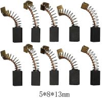 10 PCS Carbon Brushes 5x8x13mm Power Tools Spare Parts for Electric Motors Black Decker Angle Grinder G720 Rotary Tool Parts Accessories