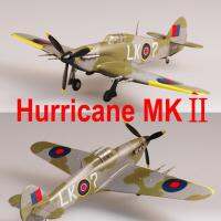 โมเดลพายุเฮอริเคน1/72 RAF Mk เปรต87 Sqn ฝูงบิน1942แบบสำเร็จรูปเครื่องบินเครื่องบินจำลอง #37241