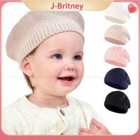 J-BRITNEY หมวกหมวกไหมพรมถักวินเทจแบบนิ่มสำหรับเด็ก,หมวก Topi Baret Bayi หมวกแก๊ปศิลปินศิลปิน