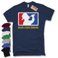 เสื้อยืดพิมพ์ลาย Major League Funshirt Alkohol แฟชั่นฤดูร้อนสําหรับผู้ชาย  BAZO