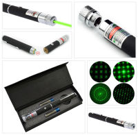 เลเซอร์ สีเขียว 500 mW Green Laser pointerแบบถอดเปลี่ยนหัวได้  หัวแสงแบบกระจาย พร้อมแบต