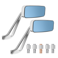 Motorcycle Rearview Mirrors Chrome 8/10Mm For