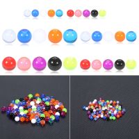 100pcs/lot Acrylic Balls Replacement Nose Barbell Earring Tongue Eyebrow Labret Belly Navel Nipple Piercing Sexy Jewelry 16G 14G Electrical Connectors