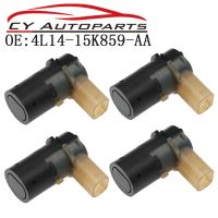 4PCS ใหม่ PDC เซ็นเซอร์ที่จอดรถเรดาร์ที่จอดรถ Park Assist สำหรับ Ford F-250 F-350 E-150 E-250 4L14-15K859-AA 4L1415K859AA ใหม่รับประกันเดิมสามปี