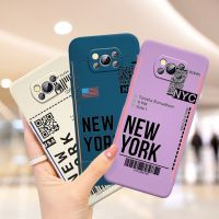 【Sell Well】FDD New York เครื่องบินเครื่องบินสำหรับ Xiaomi Poco X3 NFC F3 GT C3 X2 M3 M2 Pro 5G ซิลิโคนนุ่ม TPU โทรศัพท์กรณี Funda Capa