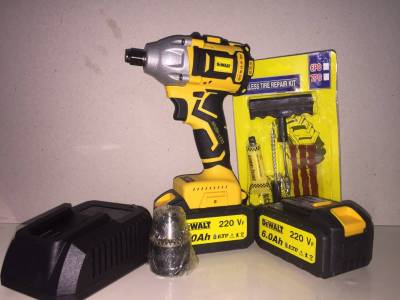 [[ส่งฟรี ไม่ต้องใส่โค้ด]] บล็อคไฟฟ้าDewalt แถม ดอก แรงดัน 18v กำลังขับ 580w