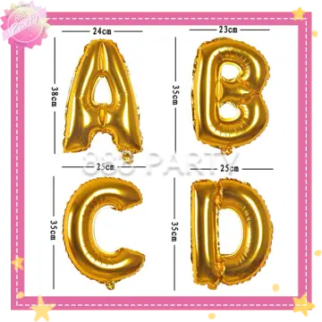 Small sale alphabet balloons