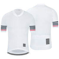 ฤดูร้อนสีขาวย์แขนสั้นขี่จักรยานเสื้อผ้าถนน bicycl เสื้อจักรยานดาวน์ฮิลล์สวมแชมป์ยอดนิยมแฟชั่นผู้ชายผู้หญิงกีฬาแจ็คเก็ต