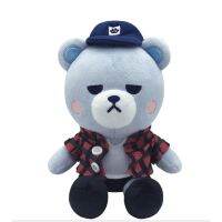 - 【OFFICIAL GOODS】ตุ๊กตาสวมเสื้อเชิ้ตลายสก๊อต BABY KRUNK PLAID SHIRTS 20cm