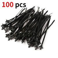 ❅№☂ 100pcs Wire Harness Fastener Cable Clamp Clips Cable Ties Management Car Wire Organizers For Car Corrugated Pipe Car-styling