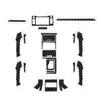 สำหรับโตโยต้าพราโด้2018-2023ภายในรถคาร์บอนไฟเบอร์ฟิล์ม5D คอนโซลกลางป้องกันรอยขีดข่วนต่อต้านอุปกรณ์ฟิล์มอานิสงส์ PPF
