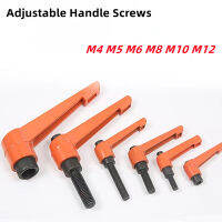 1pcs M4 M5 M6 M8 M10M12 Clamping Lever Machinery ปรับ Handle Clamping Handle สกรู Bolt ล็อคภายนอกด้ายชายลูกบิด-asdewrwerds