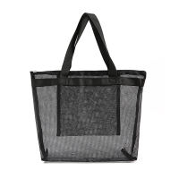 YUECIMIE Womens 2022 Transparent Mesh Single Shoulder Beach Bag Fashion Light Female Large Shopping Bag Tote Handbag For Women