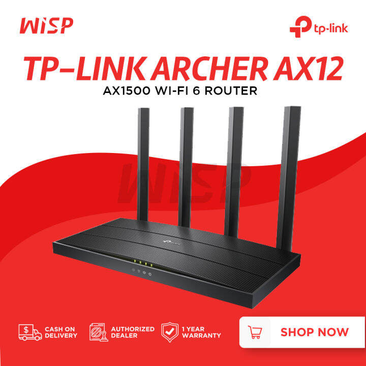 Tp-Link Archer AX12 AX1500 Wi-Fi 6 Router | Network Component | WISP ...