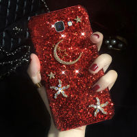 Glitter เคสโทรศัพท์สำหรับ Samsung Galaxy J7 Prime J7 Pro J7 Plus J2 Pro คริสตัลใสเงาประกายเพชรสำหรับสาวผู้หญิงหรูหรา Sequins Hard PC Back Soft เคส TPU กันกระแทก Hp