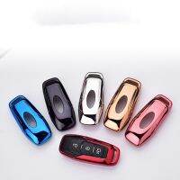 ✼♘∋ TPU Crashproof Auto Key Case for Ford Mondeo Edge EcoSport Forrest Cover Keychain Holder Pendant Hanging New Fashion Car Styling