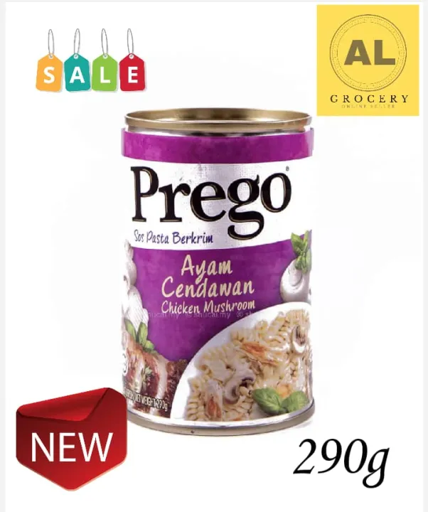 Prego Sos Pasta Berkrim Ayam Dan Cendawan Chiken Mushroom Souse 290g Lazada