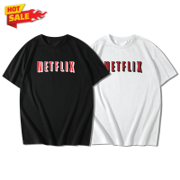 เสื้อยืดลาย Serie Movie Net FLIX Ver2 เสื้อยืดแขนสั้นคอกลม Cotton 100% สกรีนลาย