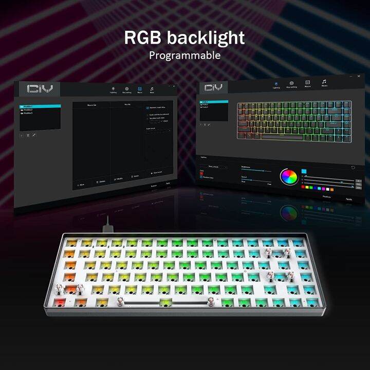 zuoya-tester84-hot-swap-rgb-backlight-gaming-คีย์บอร์ดชุด-wiredsupport-diy-สาวน่ารักคีย์บอร์ด-kit