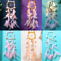 ตาข่ายดักฝัน DREAM CATCHER เครื่องรางดักฝัน รุ่น แมว CAT (มีทั้งแบบธรรมดาและมีไฟ LED)