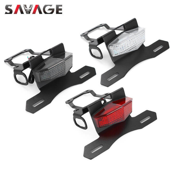 License Plate Holder LED Tail Light For KAWASAKI KLX 230 R 2020 2021