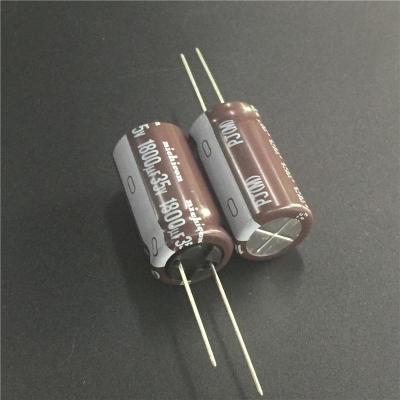 10pcs 1800uF 35V NICHICON PJ Series 16x30mm Low Impedance Long Life 35V1800uF PSU Aluminum Electrolytic capacitor