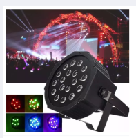 ?พร้อมส่ง?ไฟดิสโก้ ไฟพาร์LED PAR LED18 RGB LED PARTY ไฟเธค ไฟพาร์ที่นิยมมากสุด ราคาประหยัด เสียงสีส่องประกายเท่าไป36