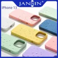 JANSIN เคสไอโฟนใหม่ for เคส Iphone 13 เคส Apple iPhone 13 Pro Max Case ซิลิโคน,สามารถลบรอยเปื้อนของสีได Iphone 13 mini Case เคสซิลิโคน สีดำ เคสไอโฟน เคสโทรศัพท์. 