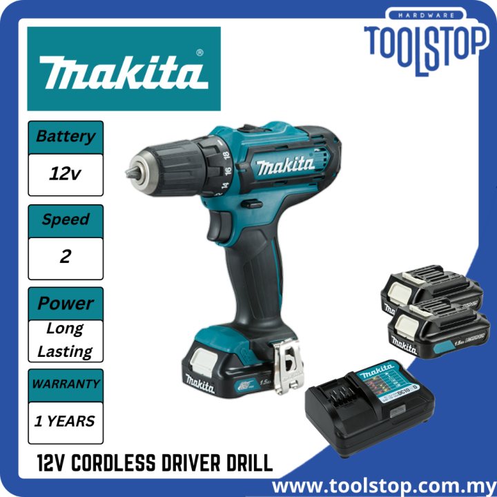 MAKITA 12V CORDLESS DRIVER DRILL DF333DWYE 1.5AH Lazada