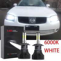 ชุดหลอดไฟหน้าฮาโลเจน LED 6000K แบบเปลี่ยน สําหรับ Nissan Sentra (N16) 2000-2012 2001 2002 2003 2004 รับประกัน 10 เดือน