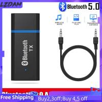 【Lzdam】【free shipping】 Audio Transmitter Adapter USB Bluetooth 5.0 transmitter Adapter 3.5mm AUX Stereo Jack 【Limited Time Offer】