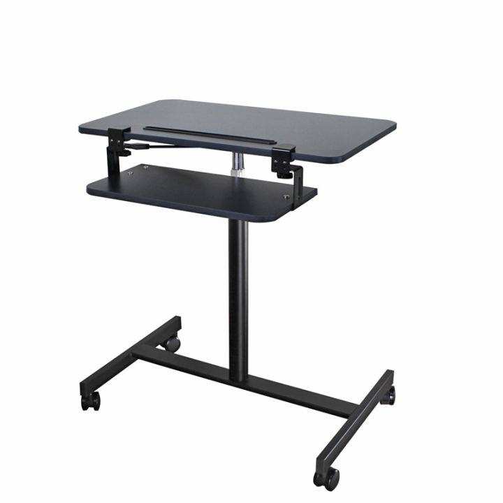 โต๊ะทำงาน-พร้อมที่วางคีย์บอร์ด-โต๊ะเคลื่อนที่-โต๊ะข้างเตียง-โต๊ะยก-โต๊ะคอมพิวเตอร์-หมุนปรับระดับได้-mountain-รุ่น-ergo-406-โต๊ะปรับความสูงได้-โต๊ะปรับระดับ-โต๊ะทำงาน-โต๊ะวางคอม