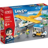 ProudNada Toys ของเล่นเด็ก ตัวต่อเลโก้ เลโก้ เครื่องบิน GUDI LIVINCITY 347 PCS 10501