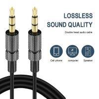 【CW】 AUX Cable Jack 3.5mm Gold plated stereo Audio Adapter for Car Headphone Speaker Laptop Wire Aux Cord