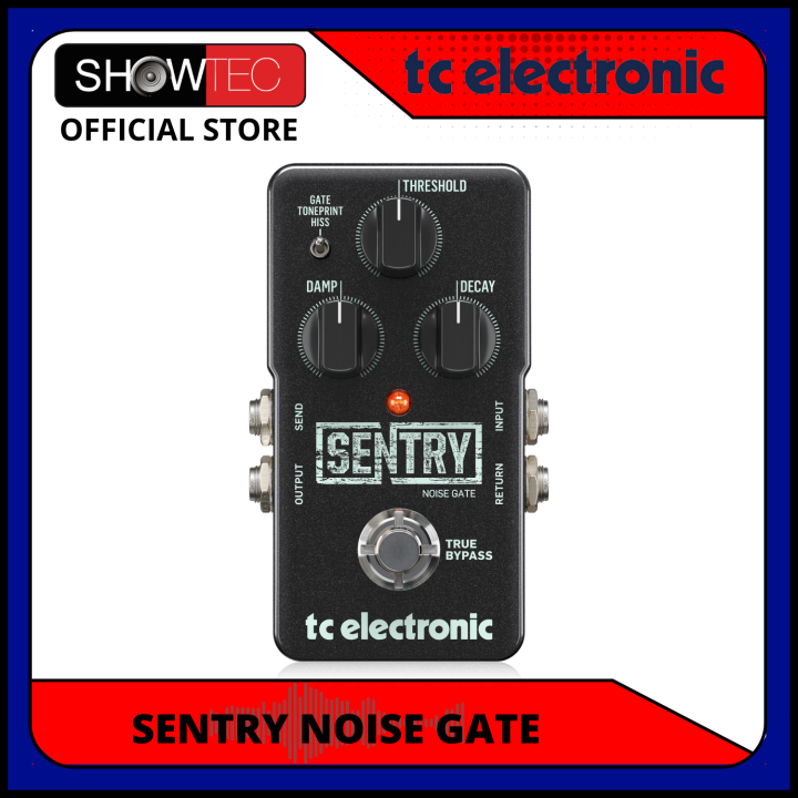 TC Electronic Sentry Noise Gate Multiband NoiseGating Pedal with HardGate Mode and BuiltIn