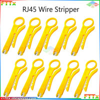 10ชิ้นแบบพกพาลวด S Tripper มีด C Rimper คีมเครื่องมือการจีบ RJ45เครือข่ายเคเบิ้ลปอกลวดตัดตัดสายเครื่องมือ